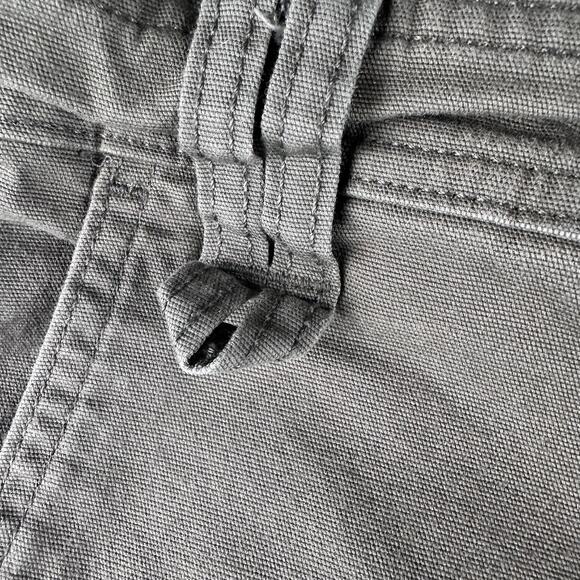 Duluth Men 44 Flex Fire Hose Relaxed Fit Cargo Shorts Khaki Green Stretch - Picture 6 of 13